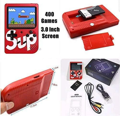 400 in 1 Sup Portable Video Games- Led Screen, USB Rechargeable