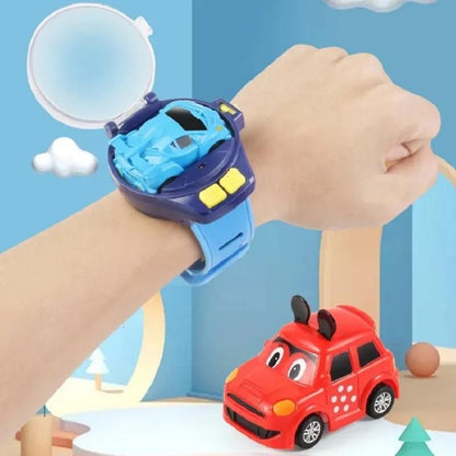 Speed Up  Remote Control Car Mini Watch Car - Usb Rechargeable