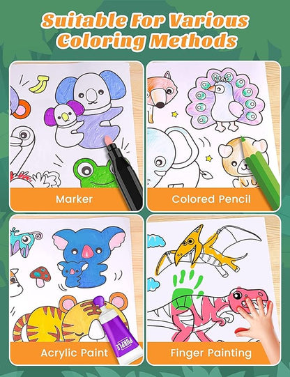 Children Drawing Roll | Blank Coloring Pages | Wall Floor DIY Painting Color Filling Paper