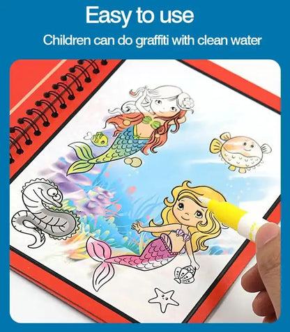 Reusable Magic Water Books(Pack of 4)